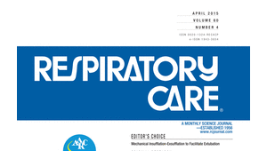 Respiratory Care 期刊消息，2015年后，不再接受Case Report 與Teaching Case ... ... ...